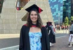 Emma Nelson at The Lowry for her Graduation
