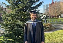 Christopher Breen at Winter Graduation