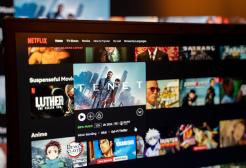The Netflix user interface
