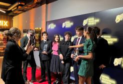 The crew behind Dogbone at the RTS North West Student Awards