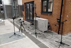 heat pump acoustic testing