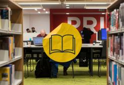 Clifford Whitworth Library with a book sticker