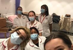 Student nurses at Salford