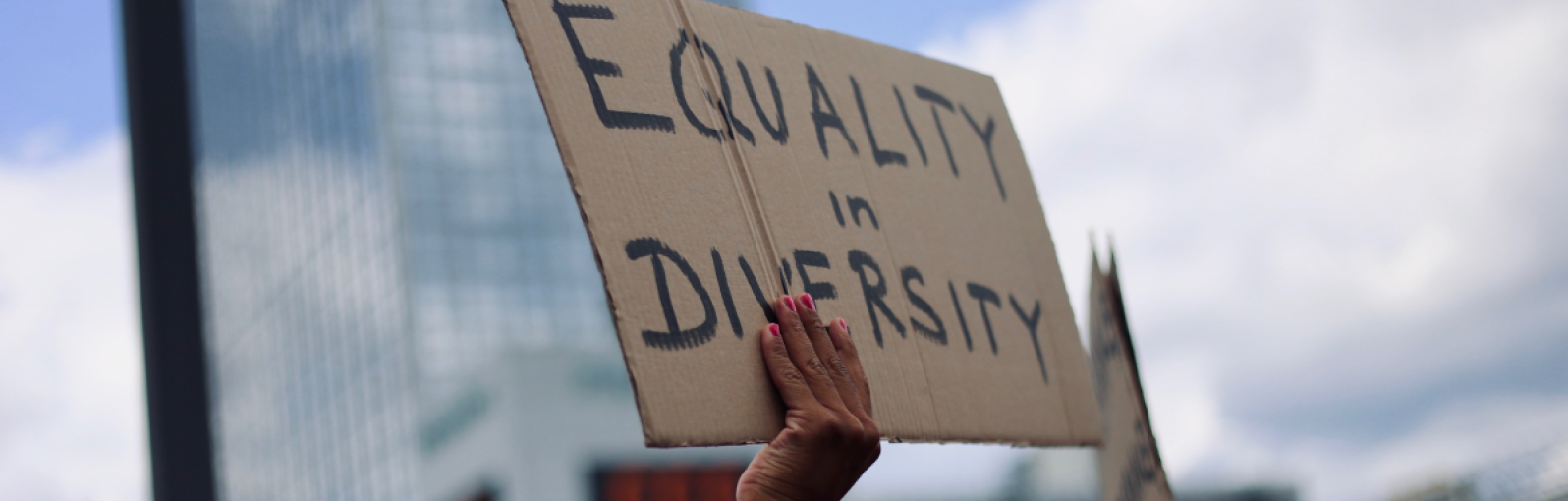 A protest for equality in diversity