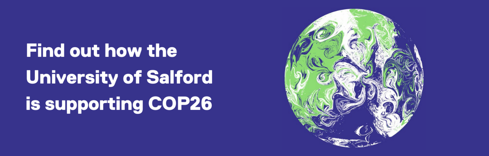 COP26 webpage banner