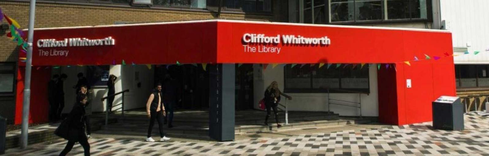 Clifford Whitworth Library entrance
