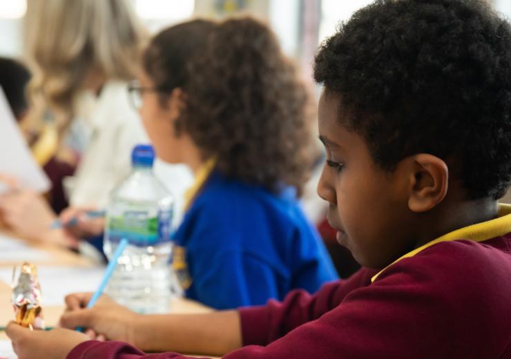 School children at an IntoUniversity launch event