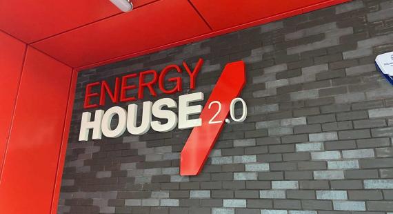 Energy House 2.0 exterior logo