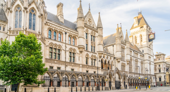Royal Courts of Justice in London