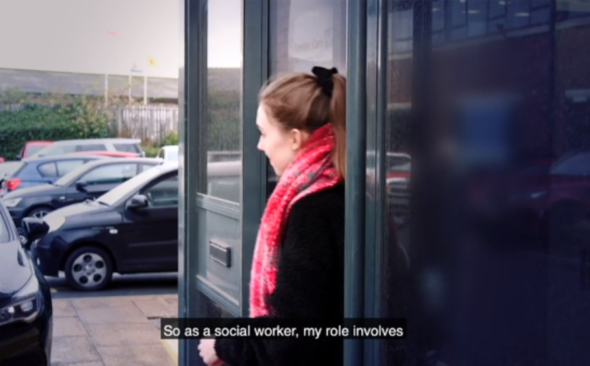 University of Salford graduates Becky and Gabriella video: A Day in the Life in nursing and social work 