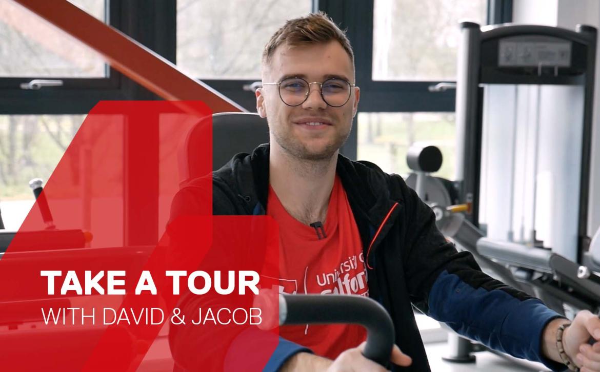 Tour our accommodation with students David and Jacob and watch the video now.