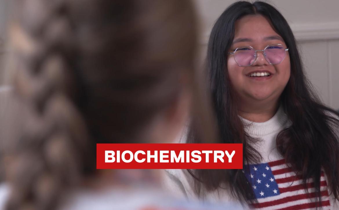 Gwyn Pagarigan, Biochemistry student