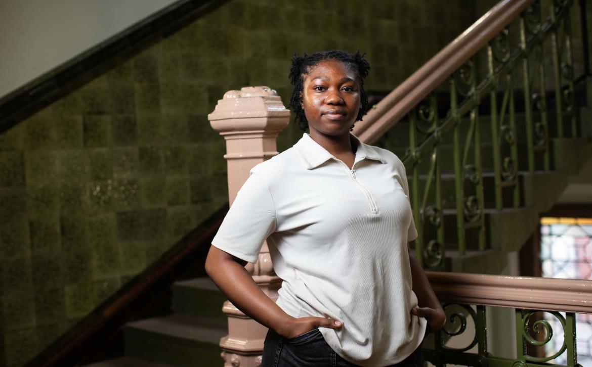 Student describes a friendly Clearing call and law career opportunities at Salford that confirmed it was the right place for her.