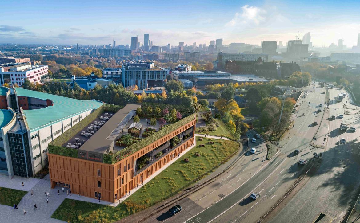 Architects image of the Thrive Health and Wellbeing Centre