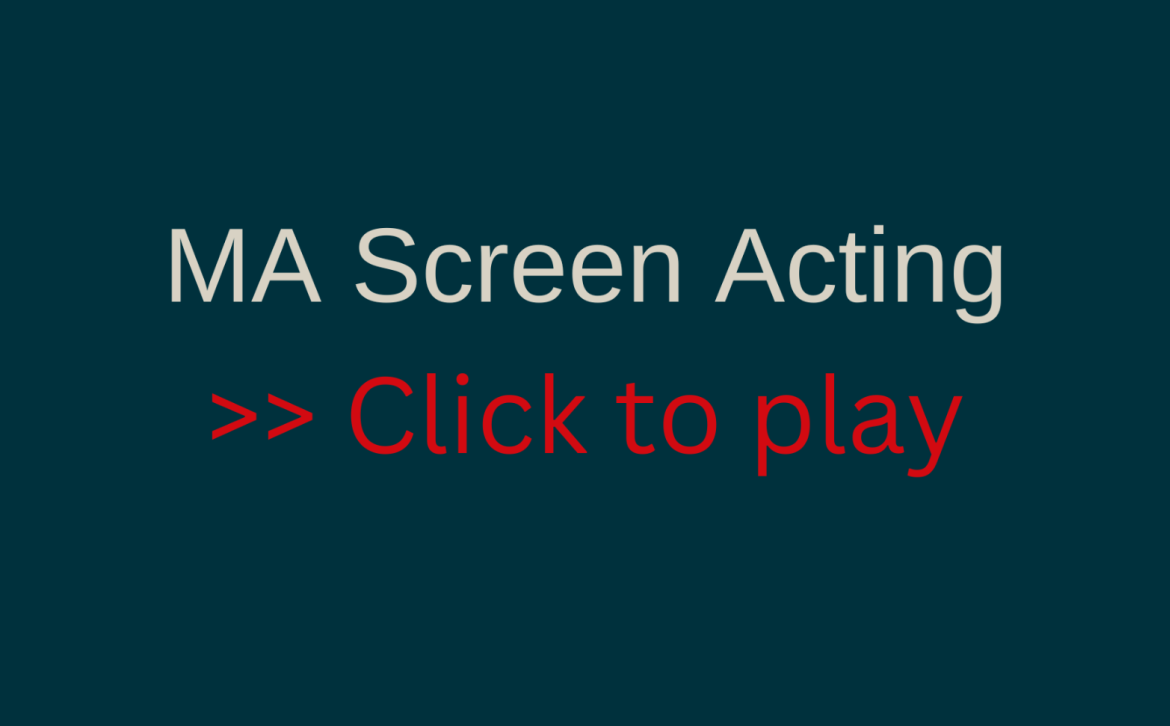 Vin Hawke MA Screen Acting Showcase 2026
