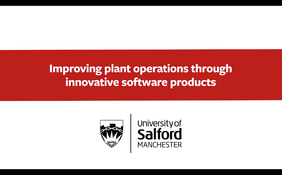 Improving plant operations through innovative software products