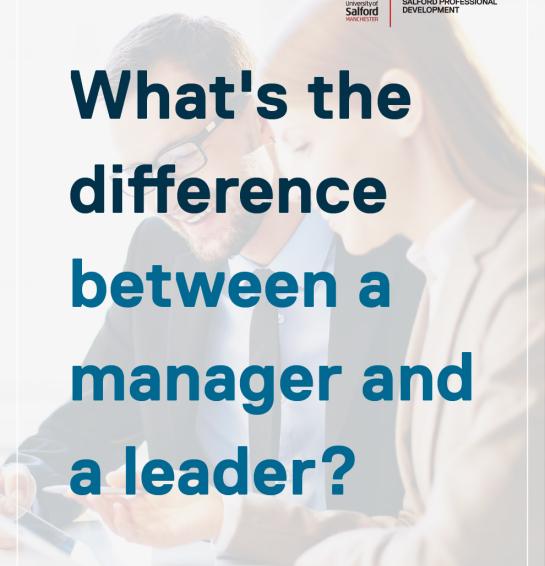 what's the difference between a manager and a leader?