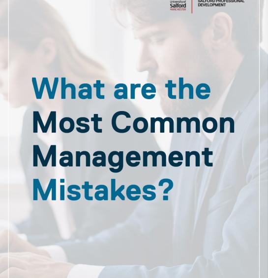 common manager mistakes